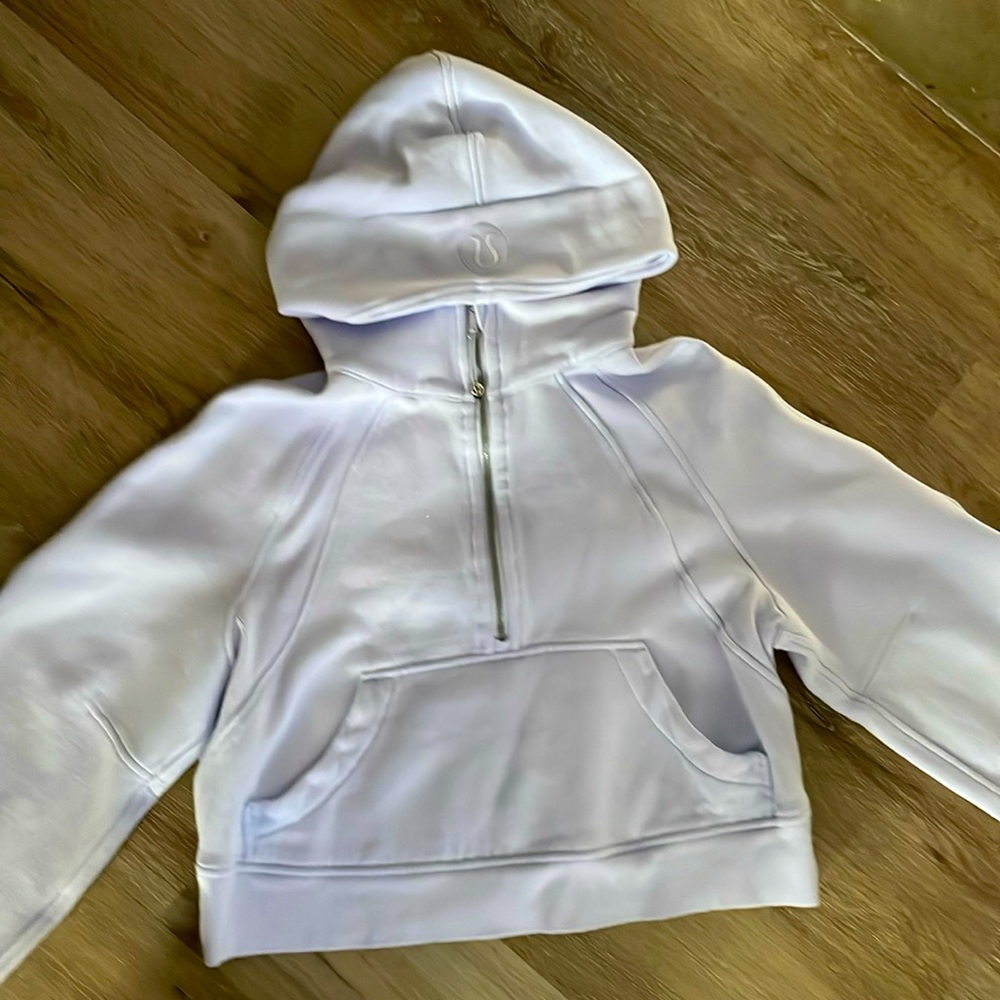 RARE BRAND NEW🔥 LULULEMON w/out tag blissful blue half zip scuba size xs/s